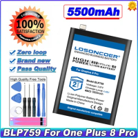 LOSONCOER 2900mAh~5500mAh BLP759 BLP761 BLP801 Battery For Oneplus One Plus 8 / 8 Pro / 8pro / 8T pro 8Tpro Mobile Phone Battery