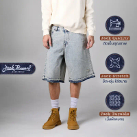 Jack Russel - Men Jort Pants กางเกงขาสั้นยีนส์ทรงจอร์จผู้ชาย - Handwerk JS-HAZE Jort Pants Rust Blue