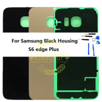 Battery Back Cover Housing For Samsung Galaxy S6 edge plus G928 G928F G928fd Battery Door with Adhensive Sticker