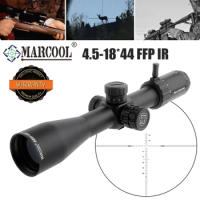 Marcool 4.5-18X44 Tactical Airsoft Riflescope FFP IR Long Range Rifle Scope for Hunting Optics Sight Fits for AR15 .223 .308