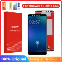 Original 5.93''For Huawei Y9 2018 LCD Display Screen Touch Digitizer Assembly For Huawei Y9 2018/Enjoy 8 Plus With Frame Display