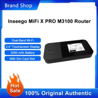 Inseego MiFi X PRO M3100 5G Sim WiFi Router Dual-Band 2.4" Touchscreen Pocket Hotspot With RJ45 Ethernet Port 5050 mAh Battery