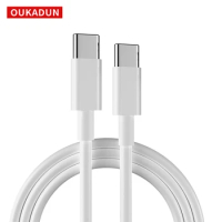 USB C to USB C Cable USBC PD Fast Charger Cable USB-C 5A Type-c Cable for Huawei Xiaomi POCO X3 M3 Samsung Macbook iPad