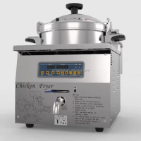 Global Pressure Fryer Broaster Chicken Machine Pressure Fryer Gas Fried Chicken Machine with Oil Filter Pump Gas KFC Deep Fryer