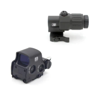Tactical EXPS-3 NV Function 558 Holographic Red Dot Sight Hunting Airsoft riflescope Sight G33 G43 Optical Sight 3 x Magnifier