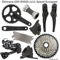 shimano GRX RX600 11 Speed Groupset Road Bike Groupset 170/172.5/175mm 30/32/34/40/42T Bicycle Group Set 1*11 speed