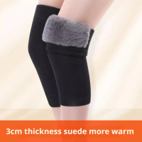 Winter Thermal Knee Pads Cold Weather Gear Imitation Rabbit Fur Imitation Rabbit Fur Leg Sleeves Fev