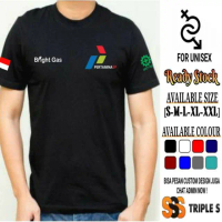 Spesial KAOS PERTAMINA EP BRIGHT GAS SAFETY FIRST LOGO INDONESIA - COTTON COMBED Murah