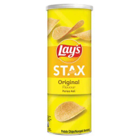 LAYS Stax Original Barbecue Extra Cheese Sour Cream And Onion Flavour Potato Chips 135G