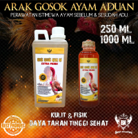 Arak gosok ayam adu BN extra prima perawatan kesehatan kulit ayam aduan sebelum & sesudah tarung