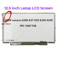 12.5 "Laptop LCD IPS Screen FOR LENOVO S230U K27 K29 X220 X230 LP125WH2 SLT1 SLB3 LP125WH2-SLB1