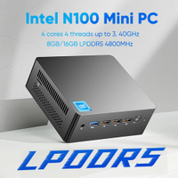 Topton D4 12th Gen In mini PC Windows 11 Pro In N100 DDR5 4800MHz pocket mini computer 1000m Lan HDM