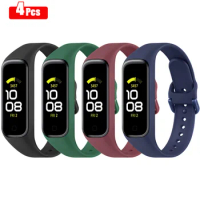 4Pcs/lot Soft Silicone Watch Band For Samsung Galaxy Fit 2 Strap Bracelet For Samsung Galaxy Fit 2 Correa Wristband Replacement