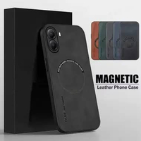 Case POCO M7 4G / POCO X7 PRO / POCO M6 4G Casing Magsafe Luxury Magnetic POCO X7 PRO HITAM