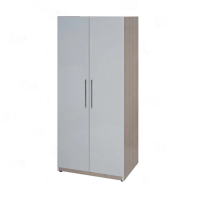 【艾蜜莉的家】2.7尺塑鋼楓木色衣櫃 衣櫥 棉被櫃 置物櫃 收納櫃