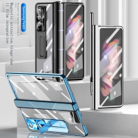 Leygo สำหรับ insZ พับ 3 เคสโทรศัพท์ สำหรับ Samsung Z 3 5G พร้อมที่ใส่ช่องเสียบปากกา ฝาครอบ Fold3 ZFo