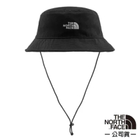 【The North Face】男女 NORM BUCKET 輕質透氣遮陽帽.圓盤帽(可調節帽帶) 7WHN-JK3 黑