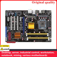 For P5Q SE PLUS Desktop Motherboard P45 Socket LGA 775 Q8200 Q8300 DDR2 Original Used Mainboard On Sale