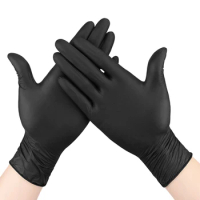 9 inch 100pcs Examination Powder Free Nitrile Gloves Powder Free Disposable Nitrile Gloves