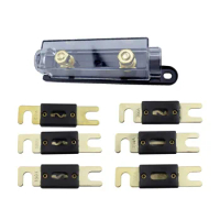 ANL Fuse Holder Auto Accessories Bolt-on Transparent Car Fuse Box 50A/80A/100A/250A/300A Fuse Holder Distribution