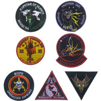 USAF Air Force Black Ops Area Flight Test Squadron Bomb Cats Patch Tactical Military ARMY Patch Badge Applique