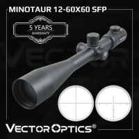 Vector Optics Minotaur 12-60x60 Hunting Rifle Scope Tactical Riflescope For .308win Long Range &amp; Airgun Field Target Shooting