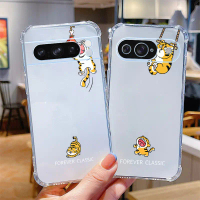 Ốp Điện Thoại Trong Suốt, Thiết Kế Hình Hổ Dễ Thương, Tương Thích Với Google Pixel 8 Pro, 6A, 7, 6, 