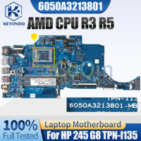 For HP 245 G8 TPN-I135 Notebook Mainboard 6050A3213801 R3 R5 AMD CPU Laptop Motherboard Test