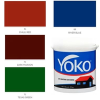 Avian YOKO ROOF Cat Genteng Seng Grc Asbes Lapangan Kaleng Galon 4Kg 88 RIVER BLUE