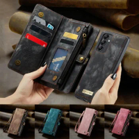 Magnetic Leather Phone Case For Samsung Galaxy A14 A34 A54 A32 A12 A52 A72 A13 A33 A53 A51 A71 A50 A70 Wallet Card Cover Coque