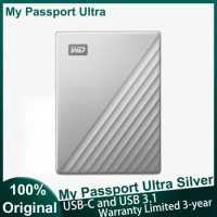 Weste My Passport Ultra 1TB 2TB 4TB PHDD External Hard Drive HDD 2.5" Hard Disk Type-C ncryption HDD Compatible with for Mac PC