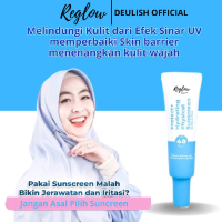 REGLOW protect+ hydrating physical sunscreen SPF 40PA++++ Melindungi kulit dari sinar UV dan memperb
