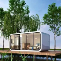 20FT 40FT Outdoor Mobile Tiny House Prefab Homes House Cabin Office Pod Apple Cabin