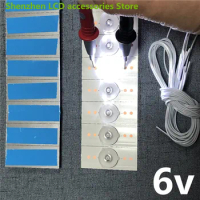 aluminium 100%NEW high quality 6V SMD Lamp Beads with Optical Lens Fliter for 32-65 inch LED TV Repair CL-40-D307-V3