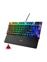 คีย์บอร์ดเกมมิ่งมีสาย Apex 7 TKL (Red Switch) ปุ่ม Mechanical พร้อมจอแสดงผลอัจฉริยะ OLED คีย์บอร์ดแบ