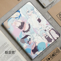 Blue Archive Anime For Samsung Galaxy Tab A7 Lite 8.7 2021 Case S9 FE Plus Tri-fold stand Cover Galaxy Tab S6 Lite S8 S7 Plus A8
