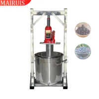 12/22/36L Manual Hydraulic Fruit Squeezer Stainless Steel Juice Squeezer For Fresh Honey Grape Blueberry Mulberry Presser Juicer