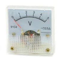 91C4 Class 2.5 Accuracy DC 0-5V Voltage Volt Panel Meter
