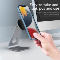 Desk Phone Holder Magnetic Universal Magnet Tablet Mount for iPhone iPad Xiaomi Mobile Holder Rotary Adiustable Smartphone Stand