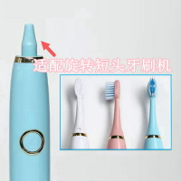 適用短頭圓錐旋轉槊料電動牙刷頭替換W牙刷頭軟毛