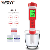 เครื่องวัด PH TDS, yieryi, เครื่องทดสอบคุณภาพน้ำแบิจิตอล, สำหรับสระว่ายน้ำ, น้ำดื่ม, พิพิธภัณฑ์สัตว์