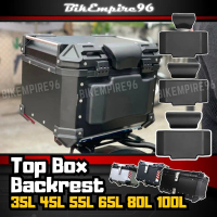 Motorcycle Top Box Backrest Pad Heavy Duty Cushion for 35L 45L 55L 65L 80L 100L Top Box Comfortable