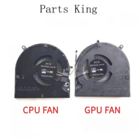 NEW CPU Cooling fan GPU For Razer Blade15 RZ09-0301 FLD0 FLDH DFS5K123043635 DFS5K121144645