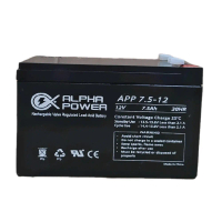 Baterai AKI kering ALPHAPOWER 12V 7,5AH