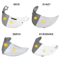 Photochromic Visor SHOEI X14 Z7 RX7X Z8 GT-Air NXR NXR2 K3SV K5ที่มีจำหน่ายแยก Visor เปลี่ยนหมวกกันน็อคกระจก