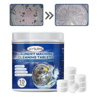 Washing Machine Cleaner Tablets Effervescent Deep Cleaning Tablets Washing Machine &amp; Dishwasher Cleaner Tablets For Drum Type