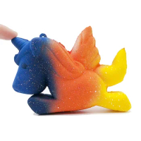 ZUCZUG NEW 12CM Jumbo Squishy Rainbow Unicorns Super Slow Rising Kawaii Catoon Phone Strap Pendant Bread Cake Toys wholesales