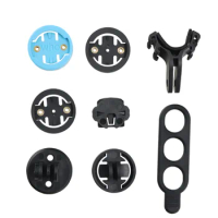 Bicycle Computer Mount Insert Kit Base Adaper For Garmin Bryton Wahoo Cateye Sigma Computers Mount Road Mountain Bicycle Parts