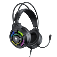 หูฟัง T WOLF Thunder Wolf รุ่น H140 สำหรับคอมพิวเตอร์พร้อมไฟ RGB หูฟังเกมมิ่งแบบมีสาย 7.1 ช่อง คุณภา