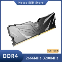 Netac RAM DDR4 8GB 16GB Memory DDR4 3200mhz 3600mhz 2666mhz Memoria Modules Ram Heatsink for Intel XMP2.0 AMD X99 Motherboard PC